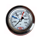 LFP63-7500 High Pressure Breathing Air Gauge - 7500 PSI